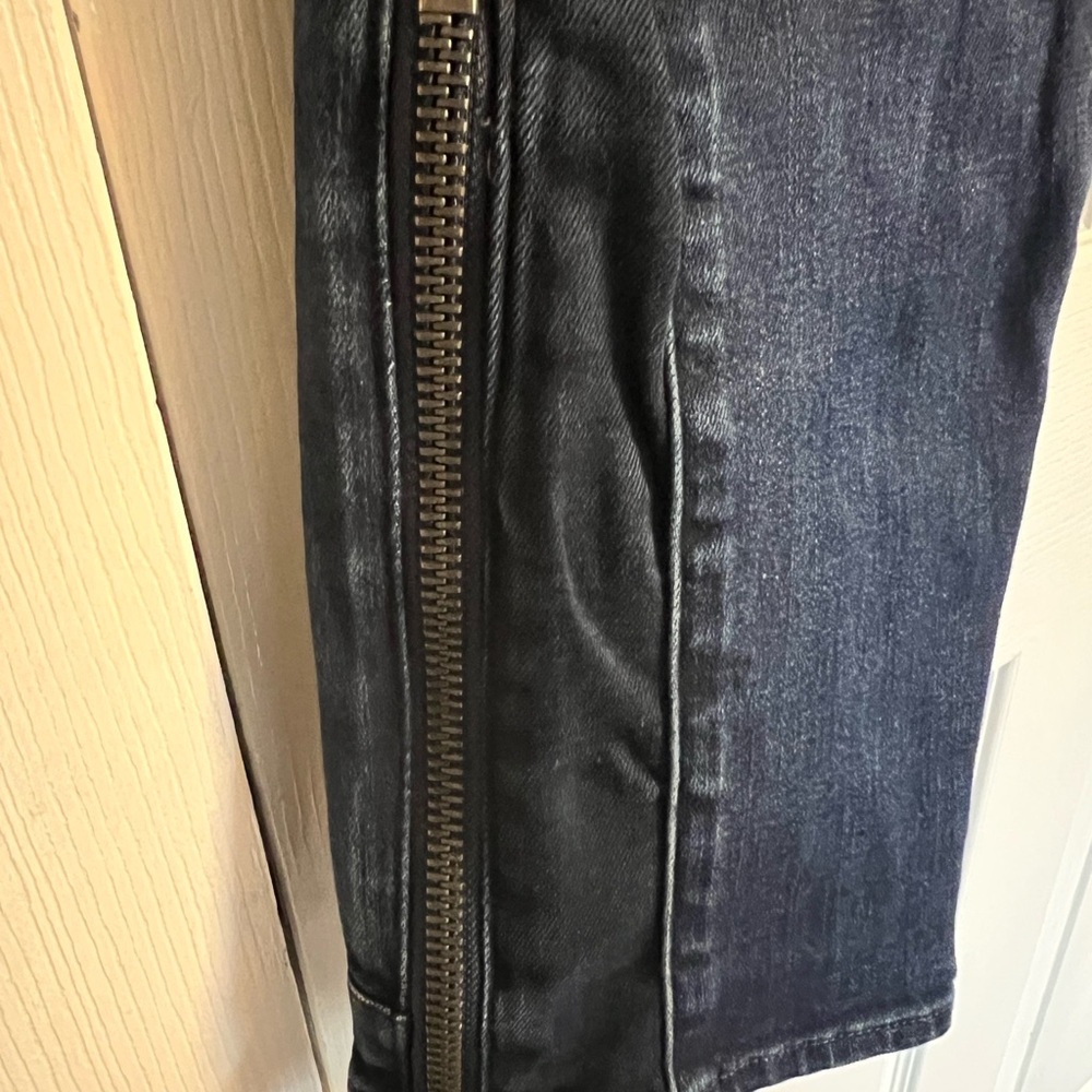 G-Star Raw 5260 3D Skinny Blue Denim Jeans Ankle Zip Moto Biker Skater Punk - Picture 9 of 12